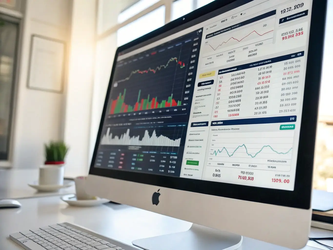 A transparent glass interface displaying real-time trading data and analytics, emphasizing the benefit of transparency in all trades.